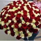 huge bouquet of roses